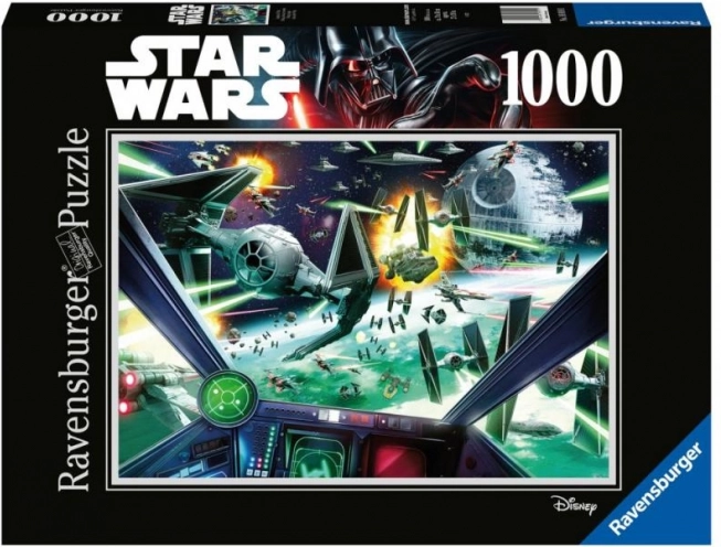 Пъзел Ravensburger Star Wars: кокпит X-Wing 1000 части