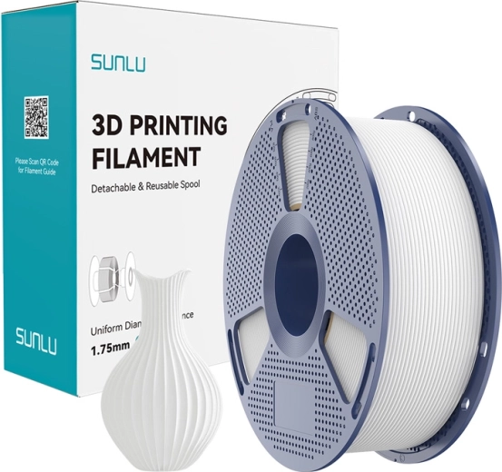 Sunlu PLA Classic бял филамент 1,75 mm – 1 kg