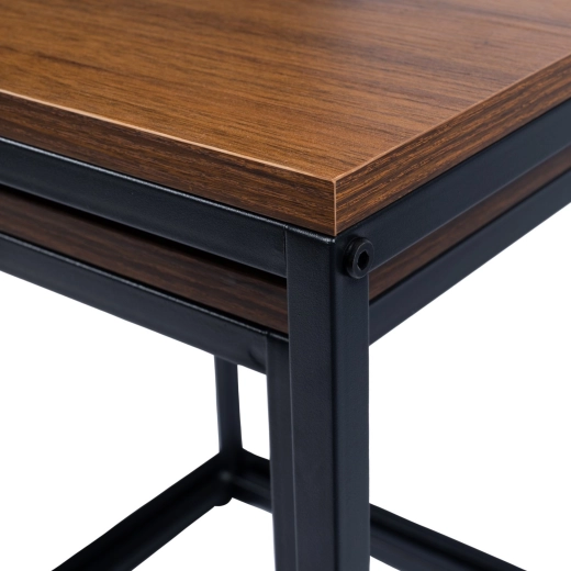 Sturdy steel frame and practical tabletop surface