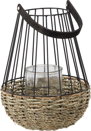 Durable metal construction in a black‑brown design