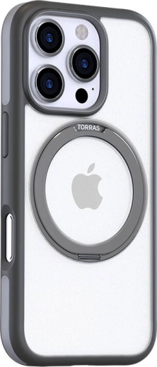 Torras Ostand R Fusion Case for iPhone 16 Pro gray