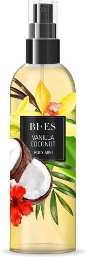 Body spray with vanilla and coconut fragrance 200 ml