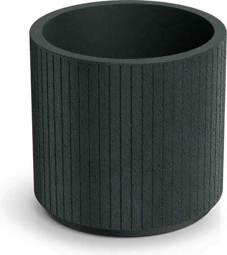 Coro Round Planter 40 cm dark grey
