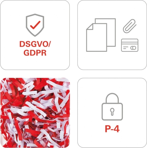 Secure shredding P-4 (4 × 25 mm)
