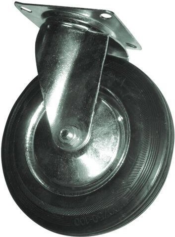 Swivel caster 200 mm, load capacity 120 kg
