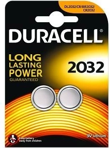 Duracell Lithium Battery DL2032 2 pcs blister