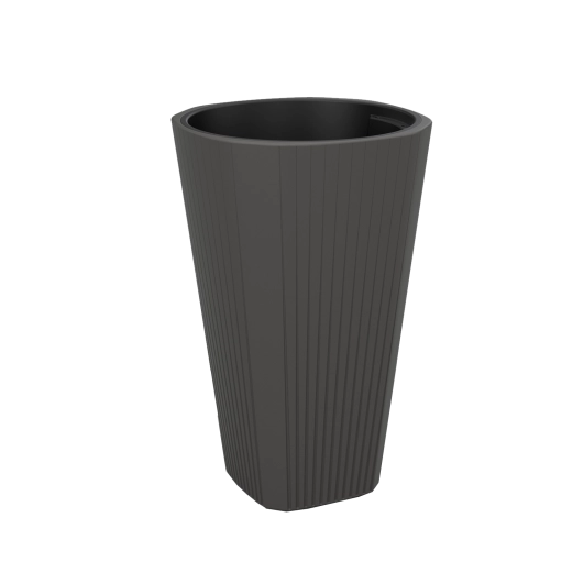 MUZA Flower Pot with Insert 39 cm Anthracite