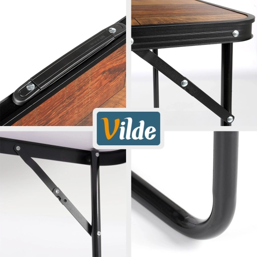 Sturdy construction and a safety lock against folding