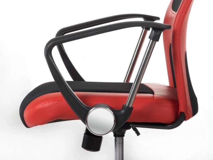 TILT mechanism, height adjustment and stable chrome base