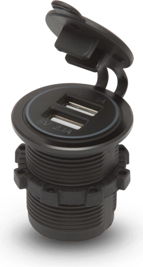 Two USB ports for charging