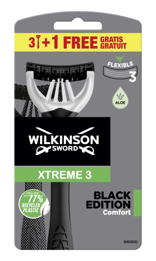 Wilkinson Xtreme 3 Black Edition еднократна самобръсначка 3+1 бр.