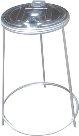 120 L Trash Bag Stand from Galvanized Steel