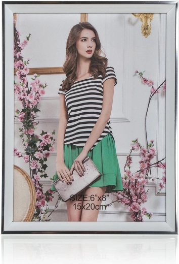 Plastic photo frame 15 × 20 cm with stand