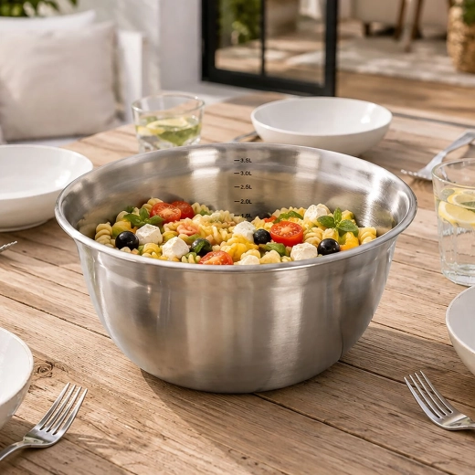 Universal bowl for mixing and serving
