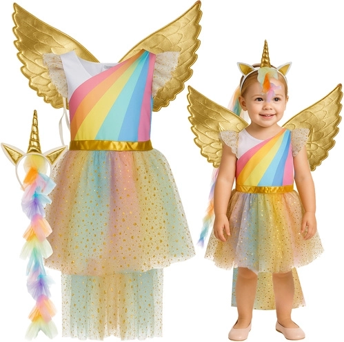 Kruzzel kids’ unicorn costume 110–116 cm (3 pieces)