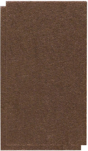 Felt self-adhesive furniture pads 100 × 60 mm, brown (2 pcs)