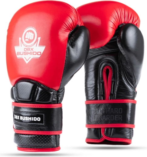 Боксьорски ръкавици DBX BUSHIDO Warrior – Червена