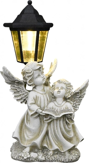 Memorial design with two angels