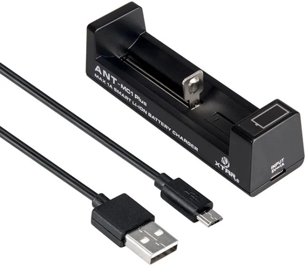 Зарядно за цилиндрични Li-ion акумулаторни клетки 18650 Xtar ANT MC1 Plus - 1 бр.