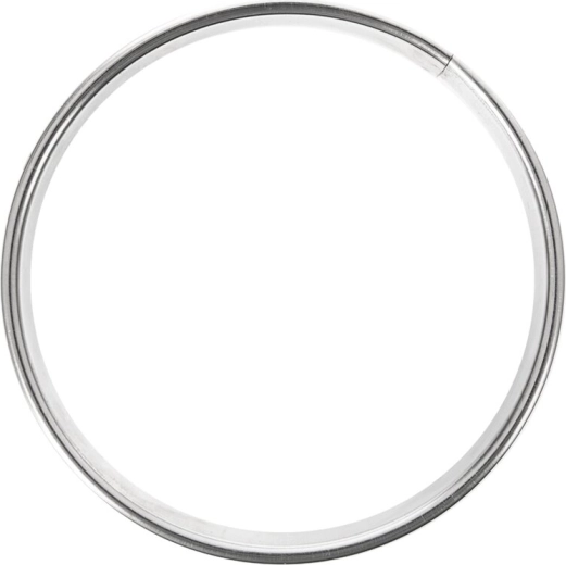 Stainless steel round cookie cutter (large)
