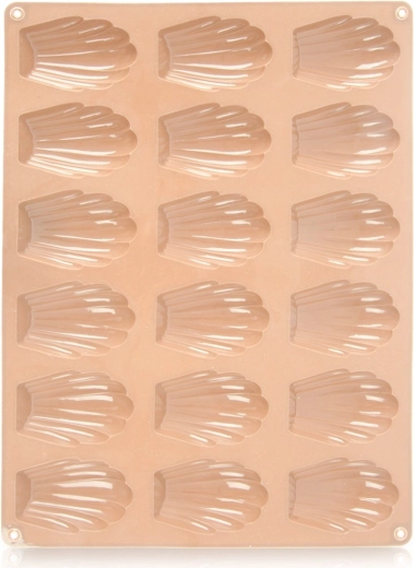 Silicone Madeleine Mold, beige, 32 × 24.5 cm