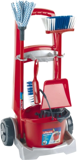 Кофа с изстискващ кош и моп за реалистично почистване