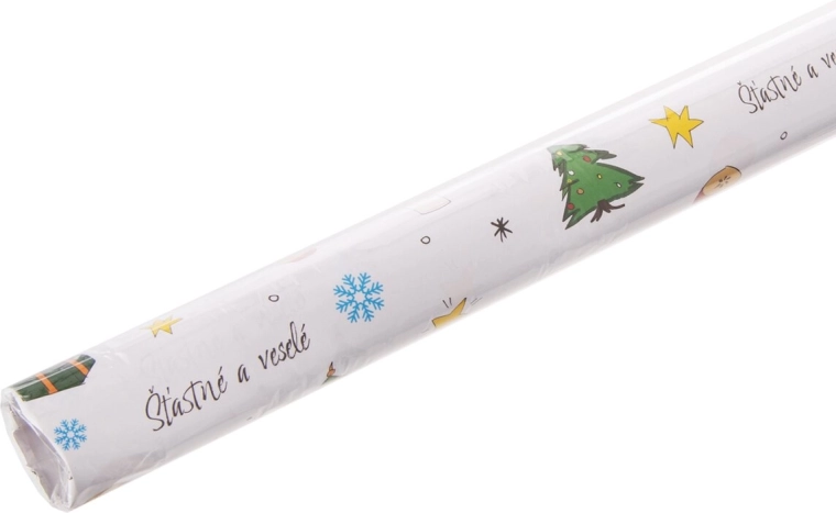 Wrapping Paper Roll “Merry and Bright” 500 × 70 cm