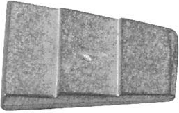 Метален фиксиращ клин 25 × 32 мм (20 бр.)