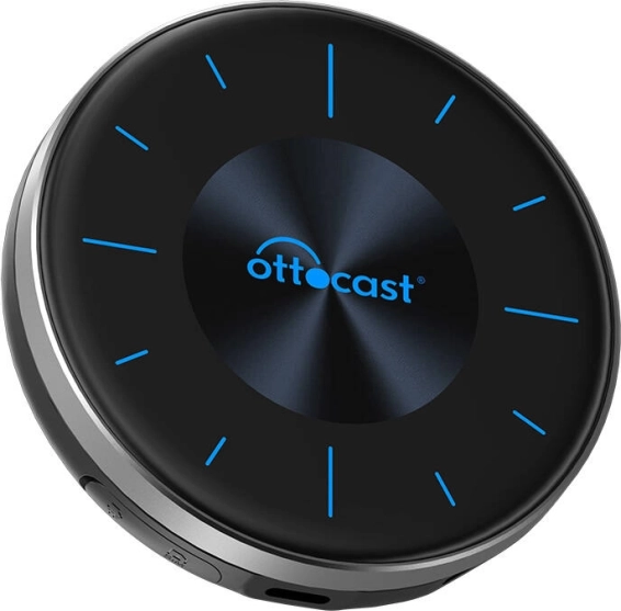 Адаптер Ottocast OtooAiBox P3 с Android 12, HDMI и 4G LTE за Android Auto и CarPlay (черен)