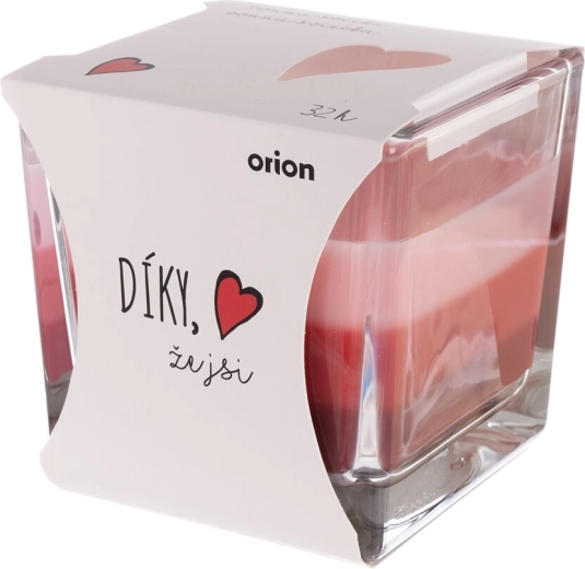 Scented candle in a glass jar “Thanks for…” strawberry 170 g