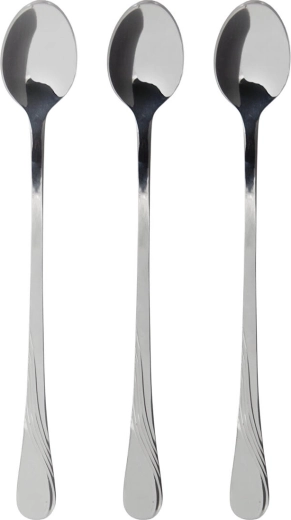 Celestra stainless steel latte spoons, 3 pcs