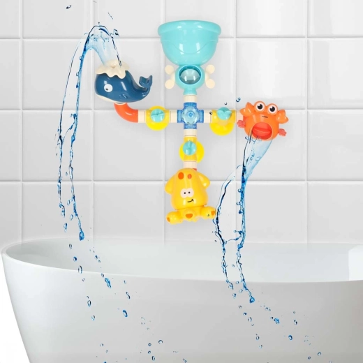 Pour water and watch the fountain
