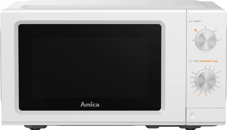 Microwave oven with mechanical controls