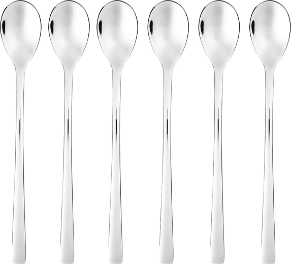 Future cocktail spoons, set of 6 pcs in blister pack