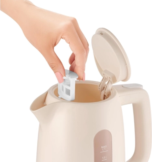 Washable limescale filter