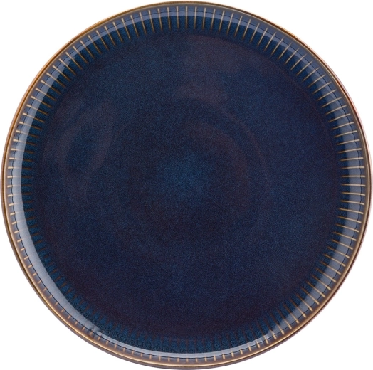 Altom Shallow Plate Reactive Stripes 26 cm Dark Blue