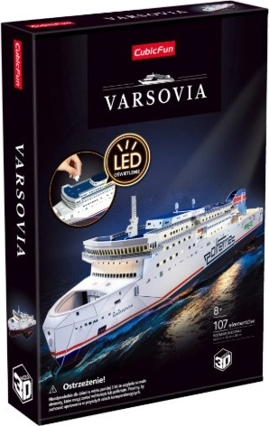 3D пъзел Cubic Fun ферибот Varsovia - 1 брой