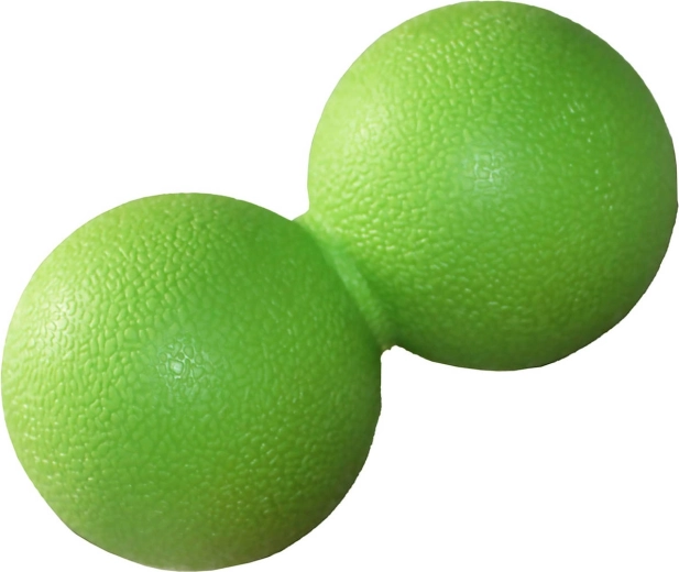 Merco dual massage ball TPE green 6 × 12 cm - 1 piece