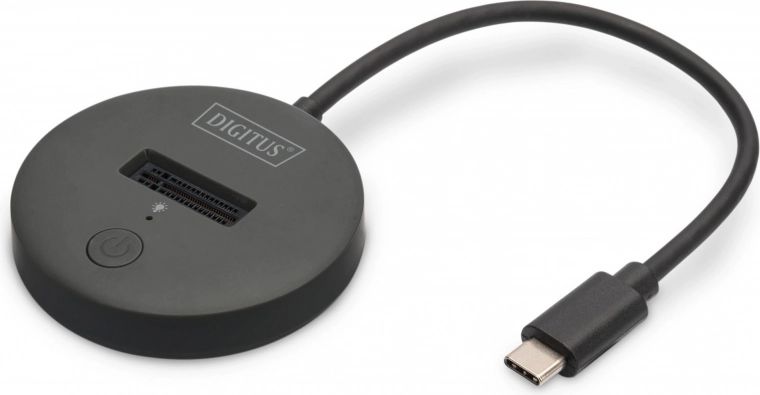 Докинг станция за SSD M.2 NVMe/SATA с USB‑C 3.2 Gen2 10 Gbps, черна