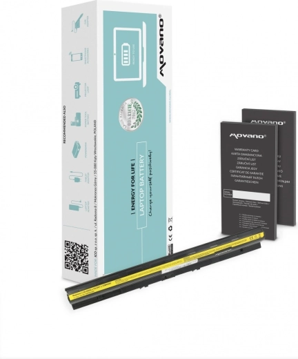 Movano battery for Lenovo G500s, Z710, G50-45 and G50-70 laptops, 4400 mAh, 63 Wh