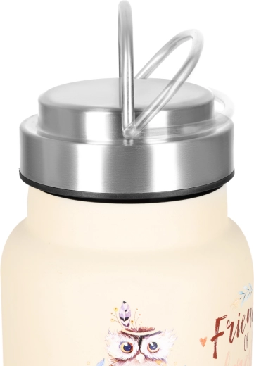 Leakproof screw cap with metal lid