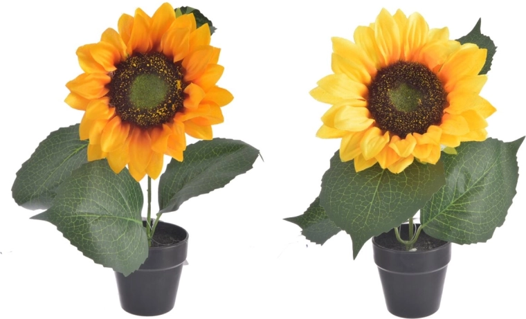 Artificial Sunflower 22 cm (2 variants)