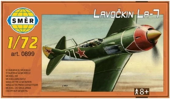 Модел на самолет Лавочкин La-7 в мащаб 1:72