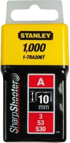 Скоби 10 мм тип A STANLEY, 1000 бр.