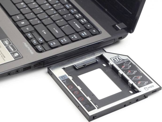 Адаптер HDD рамка 5,25'' към 2,5'' Slim