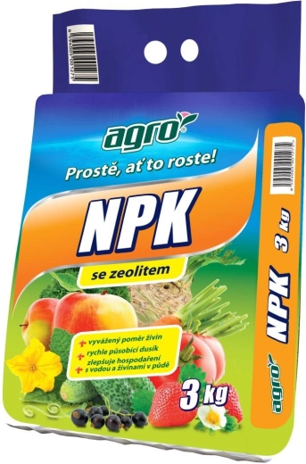 Universal Granulated Fertilizer NPK 3 kg AGRO