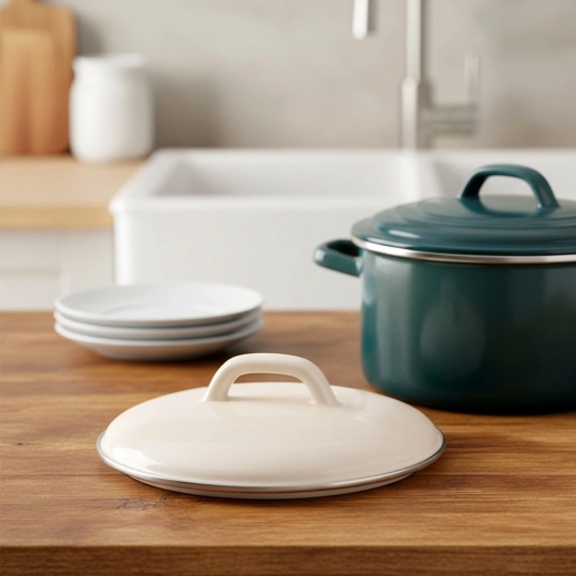 Universal 13 cm lid for various cookware types