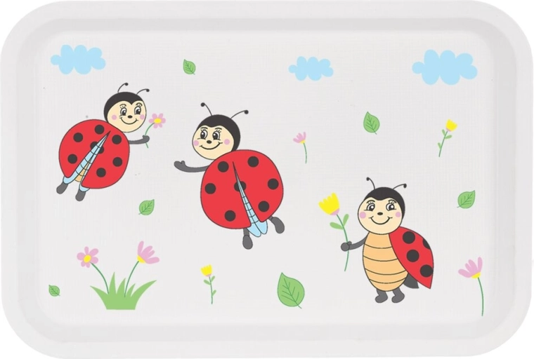Children's plastic tray Toya Ladybug 30.5 × 21 cm