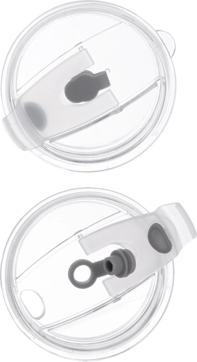 Lid with sliding spill-resistant closure