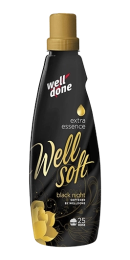 Well Done Wellsoft Black Night concentrated fabric softener 1 l